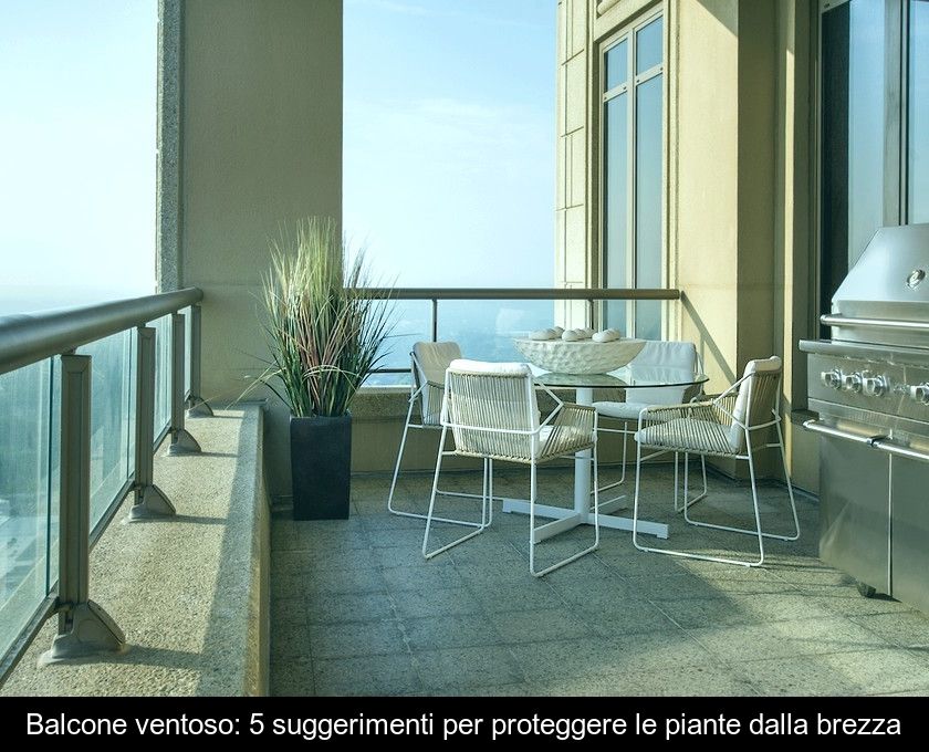 Balcone Ventoso: 5 Suggerimenti Per Proteggere Le Piante Dalla Brezza