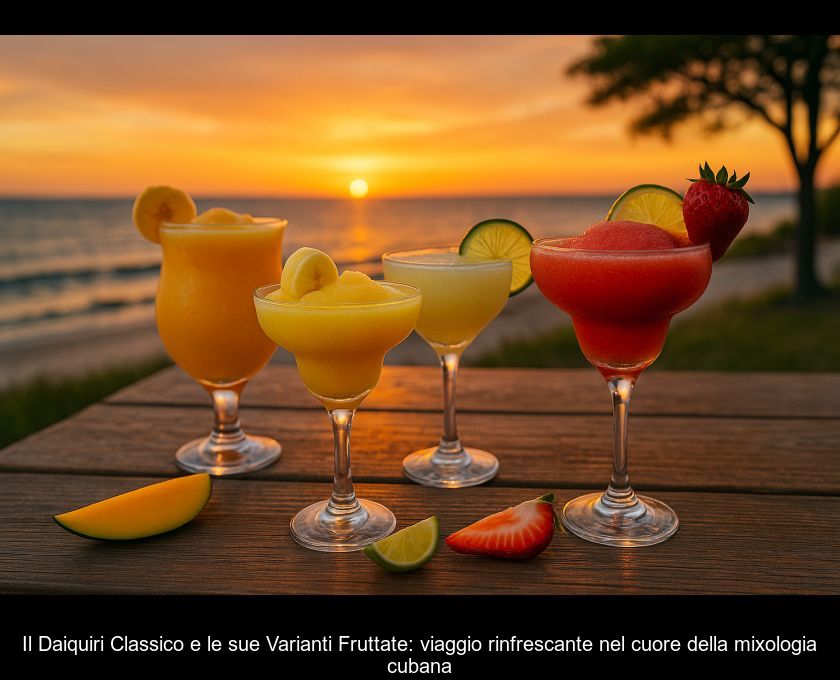 Il Daiquiri Classico E Le Sue Varianti Fruttate: Viaggio Rinfrescante Nel Cuore Della Mixologia Cubana