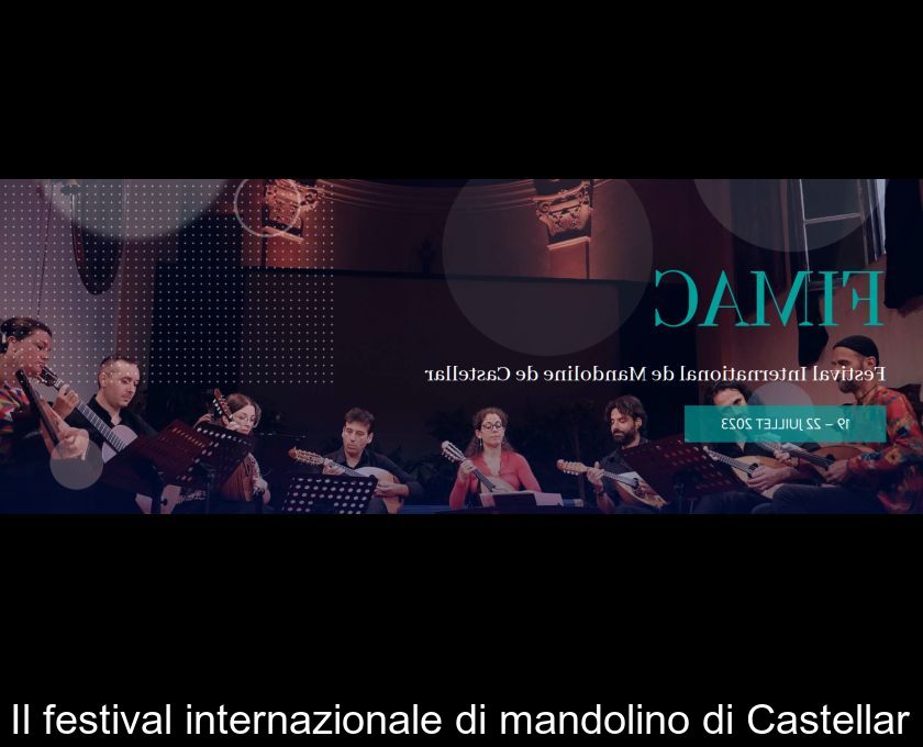 Il Festival Internazionale Di Mandolino Di Castellar