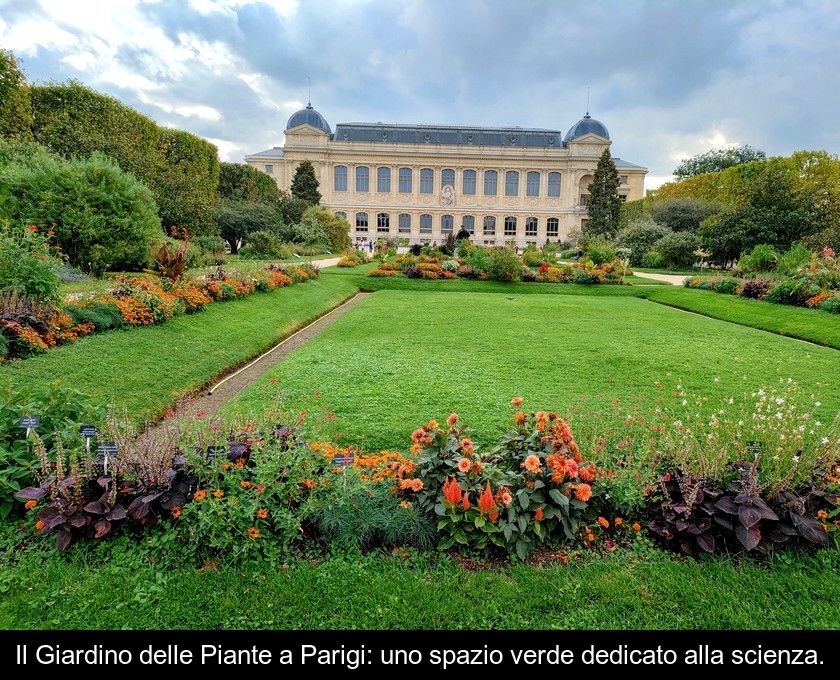 Il Giardino Delle Piante A Parigi: Uno Spazio Verde Dedicato Alla Scienza.