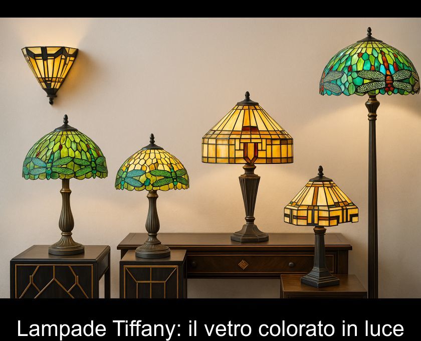 Lampade Tiffany: Il Vetro Colorato In Luce