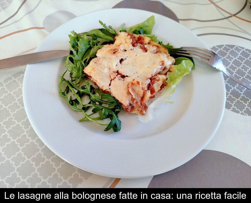 Le Lasagne Alla Bolognese Fatte In Casa: Una Ricetta Facile