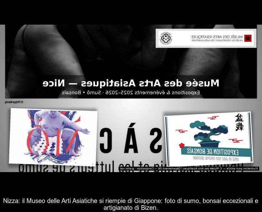 Nizza: Il Museo Delle Arti Asiatiche Si Riempie Di Giappone: Foto Di Sumo, Bonsai Eccezionali E Artigianato Di Bizen.