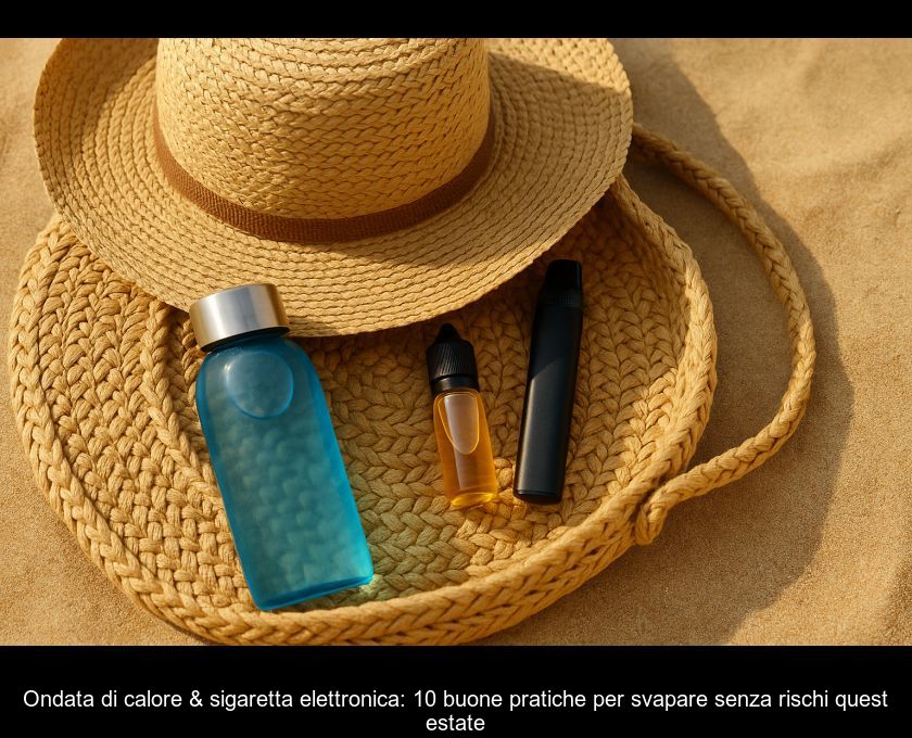 Ondata Di Calore & Sigaretta Elettronica: 10 Buone Pratiche Per Svapare Senza Rischi Quest'estate