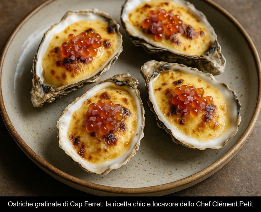 Ostriche Gratinate Di Cap Ferret: La Ricetta Chic E Locavore Dello Chef Clément Petit