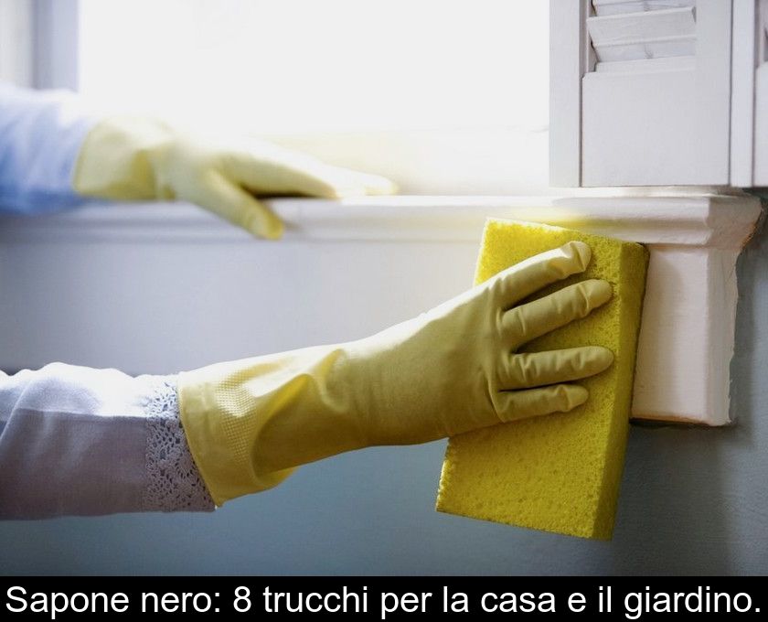 Sapone Nero: 8 Trucchi Per La Casa E Il Giardino.