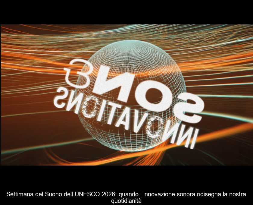 Settimana Del Suono Dell'unesco 2026: Quando L'innovazione Sonora Ridisegna La Nostra Quotidianità