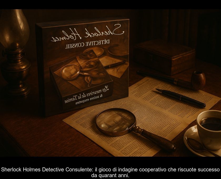 Sherlock Holmes Detective Consulente: Il Gioco Di Indagine Cooperativo Che Riscuote Successo Da Quarant'anni.
