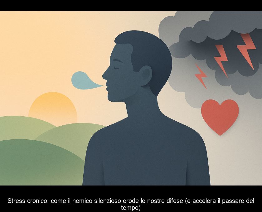 Stress Cronico: Come Il Nemico Silenzioso Erode Le Nostre Difese (e Accelera Il Passare Del Tempo)