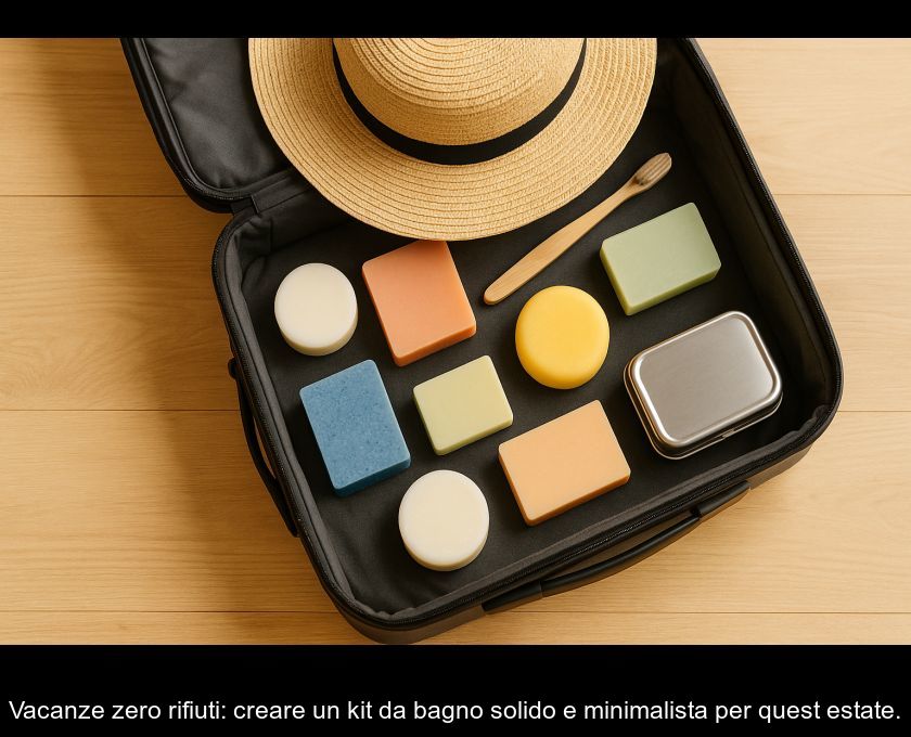 Vacanze Zero Rifiuti: Creare Un Kit Da Bagno Solido E Minimalista Per Quest'estate.