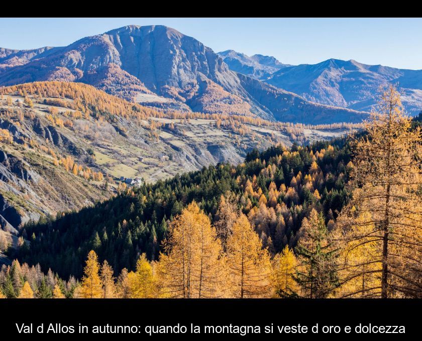 Val D'allos In Autunno: Quando La Montagna Si Veste D'oro E Dolcezza
