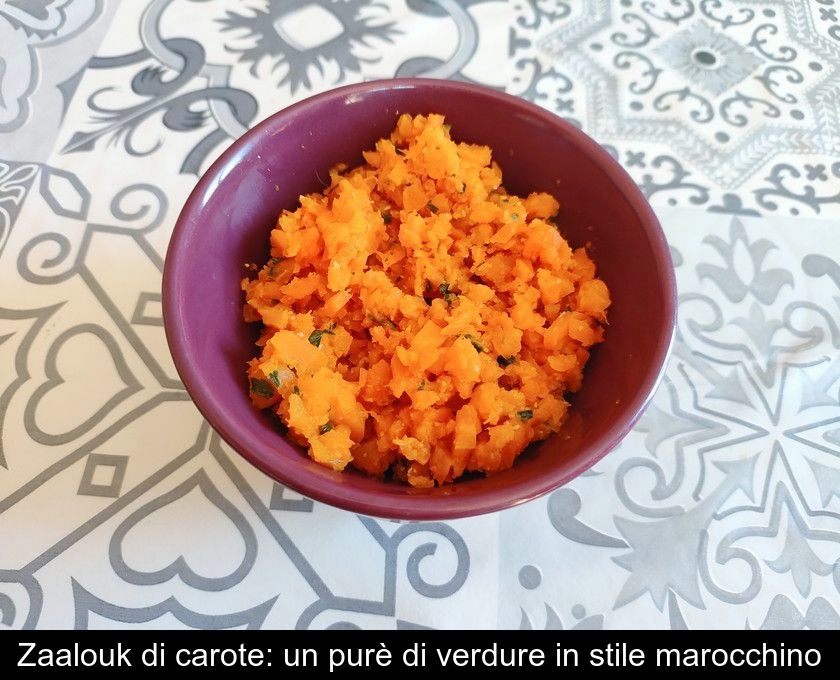 Zaalouk Di Carote: Un Purè Di Verdure In Stile Marocchino