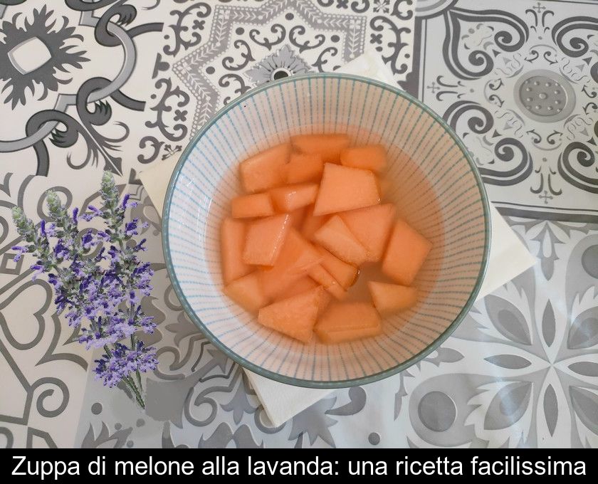 Zuppa Di Melone Alla Lavanda: Una Ricetta Facilissima