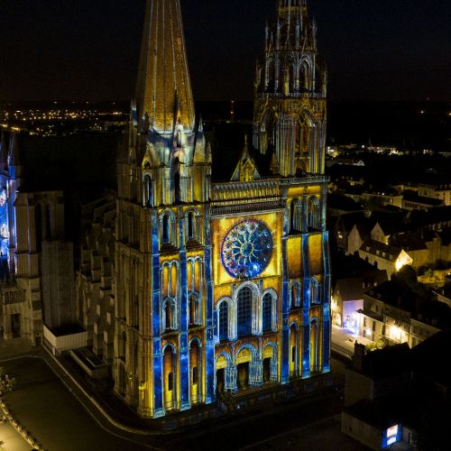 Chartres in luci: meravigliose illuminazioni