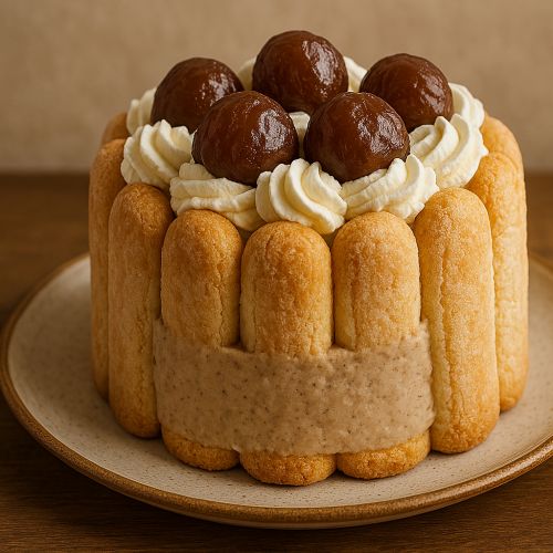 La charlotte alle castagne: un dolce da festa