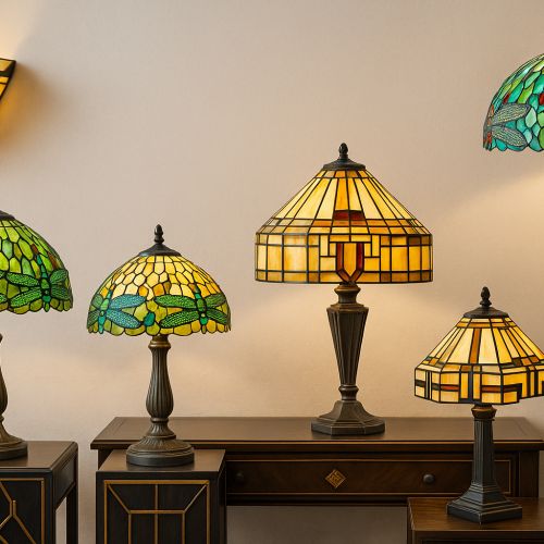 Lampade Tiffany: il vetro colorato in luce