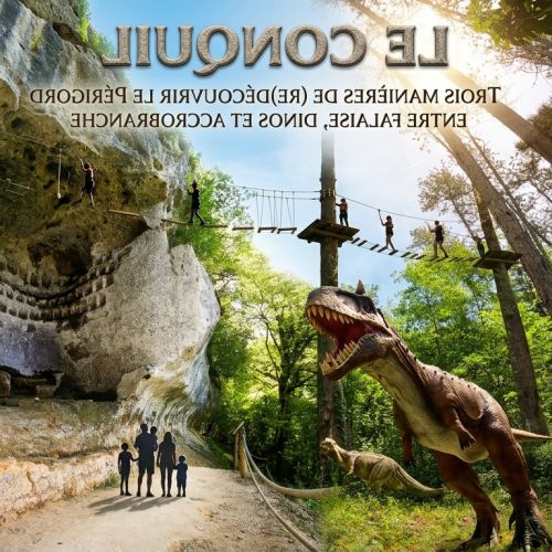 Le Conquil: tre modi per (ri)scoprire il Périgord tra scogliere, dinosauri e arrampicata sugli alberi.