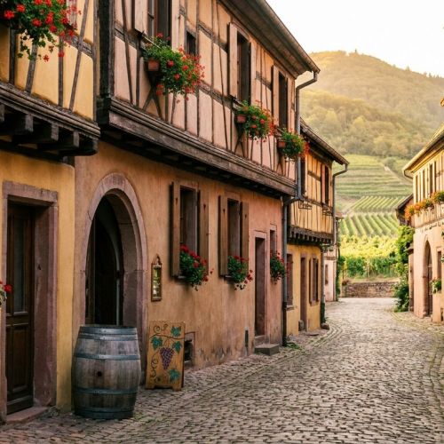Villaggi alsaziani: il segreto delle facciate colorate e della strada del vino