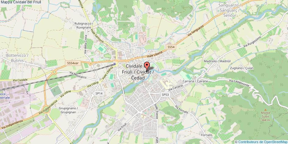 Mappa Cividale del Friuli 