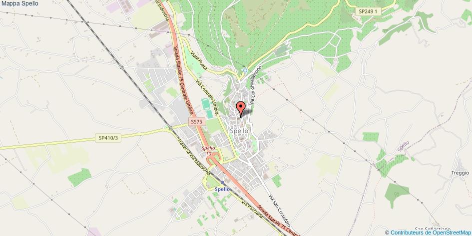 Mappa Spello 
