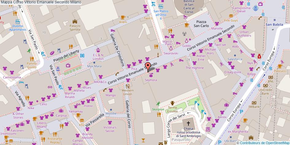 Corso Vittorio Emanuele Secondo Milano