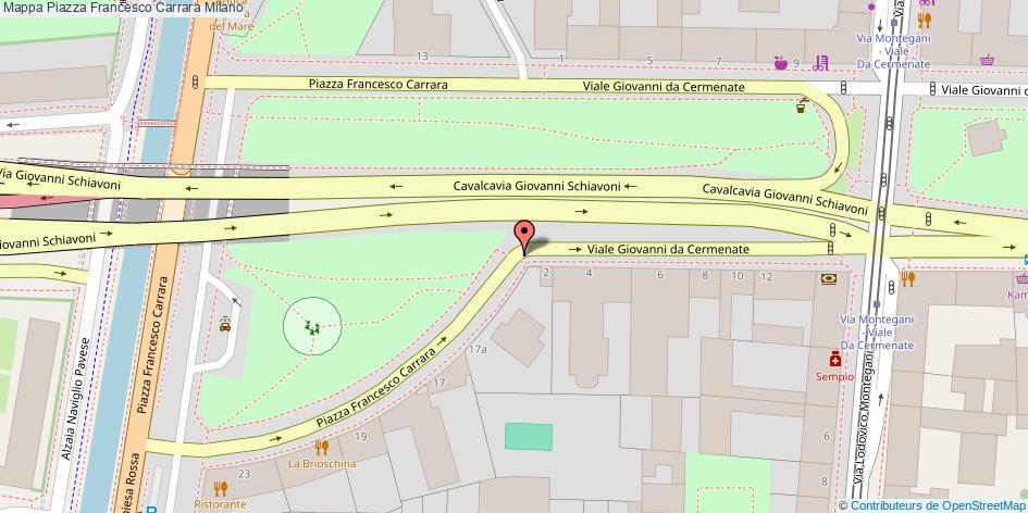 Piazza Francesco Carrara Milano