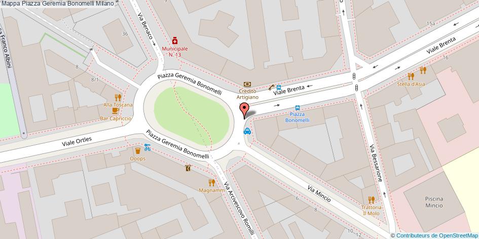 Piazza Geremia Bonomelli Milano