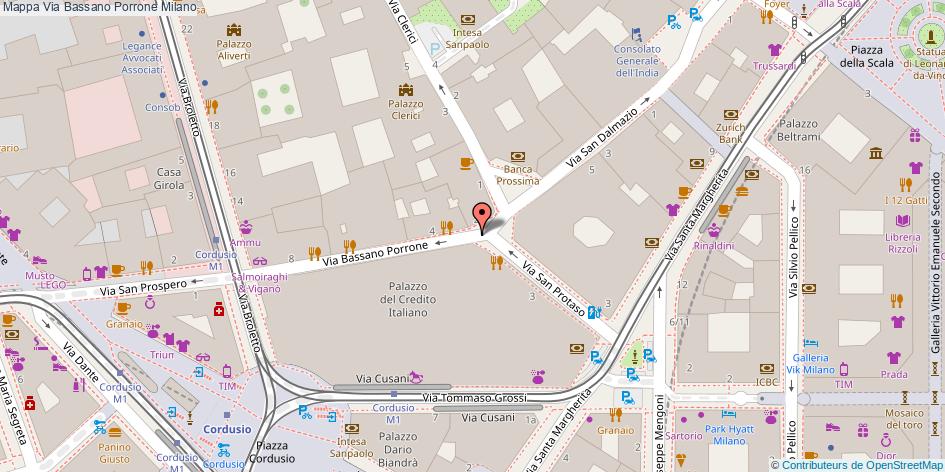 Via Bassano Porrone Milano