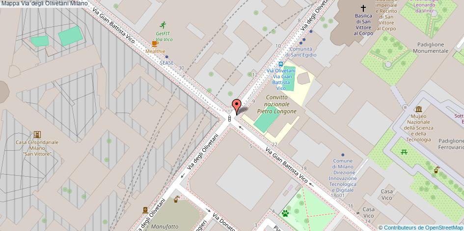 Via degli Olivetani Milano
