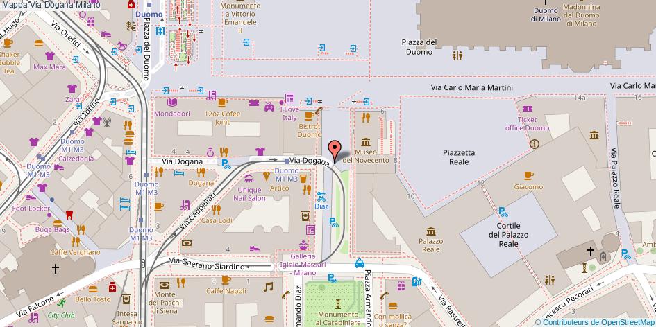 Via Dogana Milano