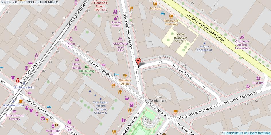 Via Franchino Gaffurio Milano