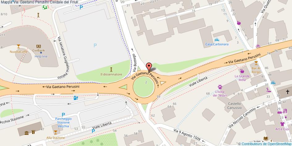 Via Gaetano Perusini Cividale del Friuli