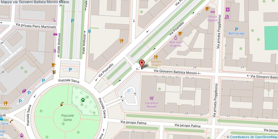 Via Giovanni Battista Moroni Milano