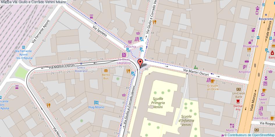 Via Aviani Via Giulio e Corrado Venini Milano