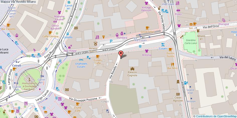 Via Rovello Milano