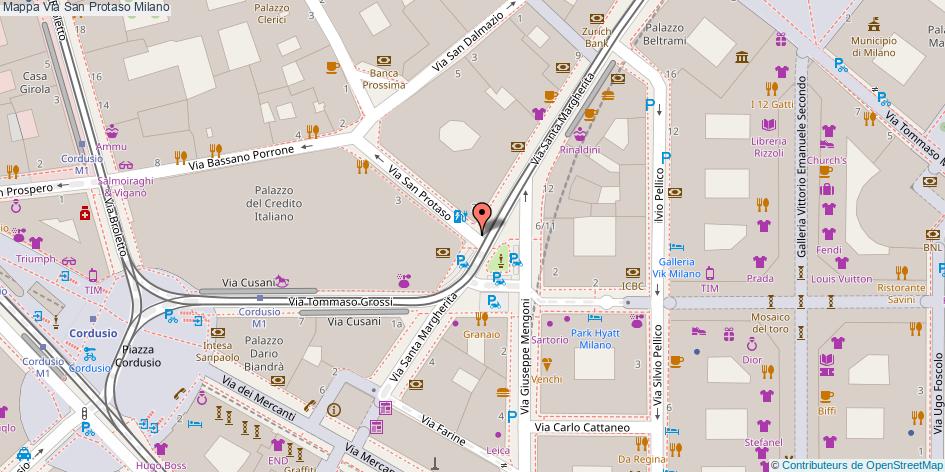 Via San Protaso Milano