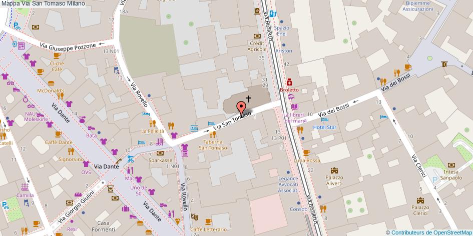 Via San Tomaso Milano