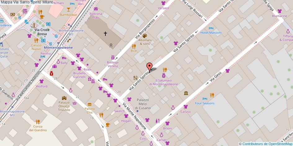 Via Santo Spirito Milano