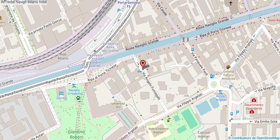 Mappa Art Hotel Navigli hotel Milano