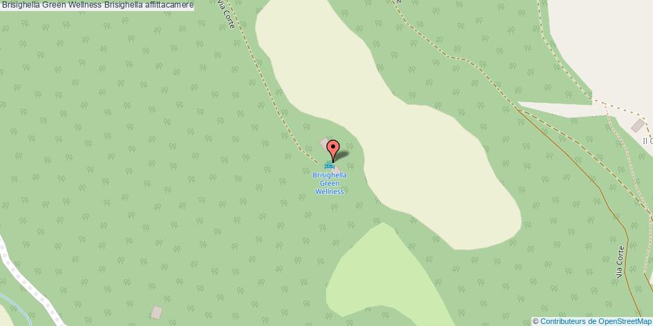 Mappa Brisighella Green Wellness affittacamere Brisighella