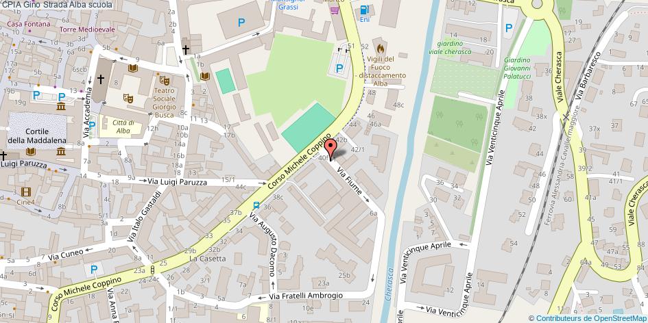 Mappa CPIA Gino Strada scuola Alba
