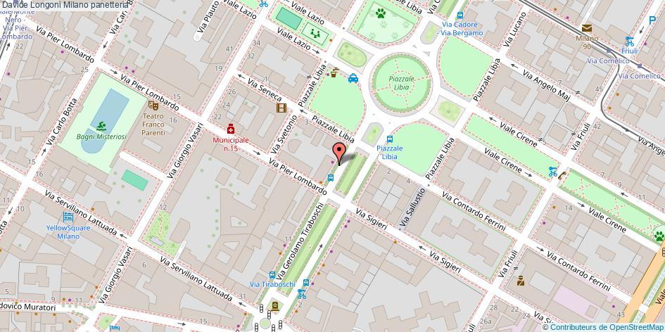 Mappa Davide Longoni panetteria Milano
