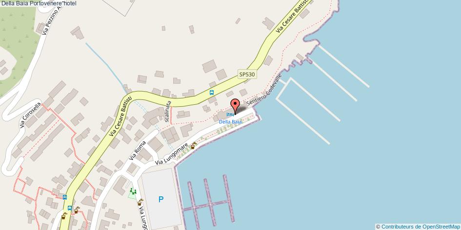 Mappa Della Baia hotel Portovenere