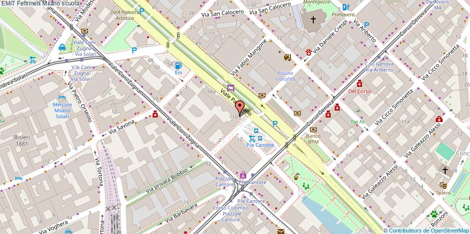 Mappa EMiT Feltrinelli scuola Milano