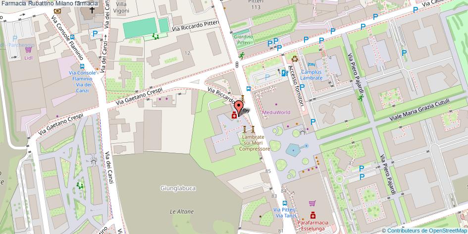 Mappa Farmacia Rubattino farmacia Milano
