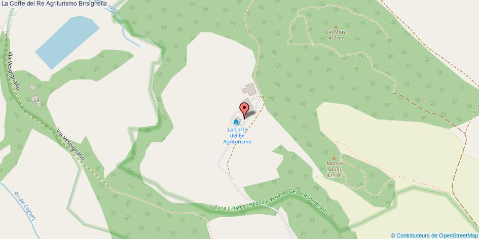 Mappa La Corte del Re Agriturismo  Brisighella