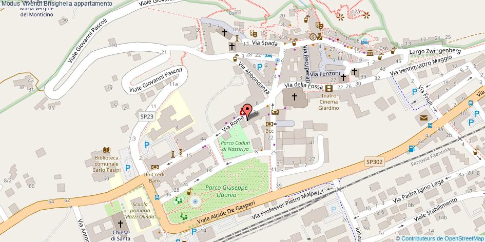 Mappa Modus Vivendi appartamento Brisighella