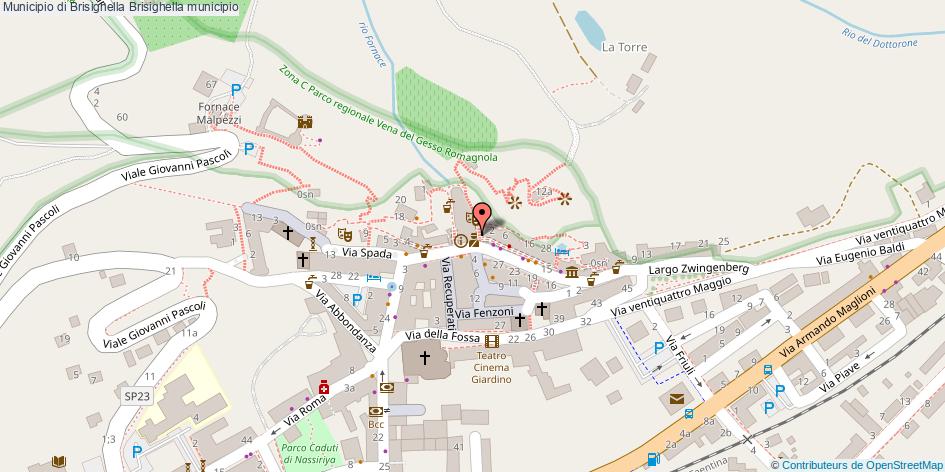Mappa Municipio di Brisighella municipio Brisighella