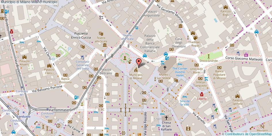 Mappa Municipio di Milano municipio Milano