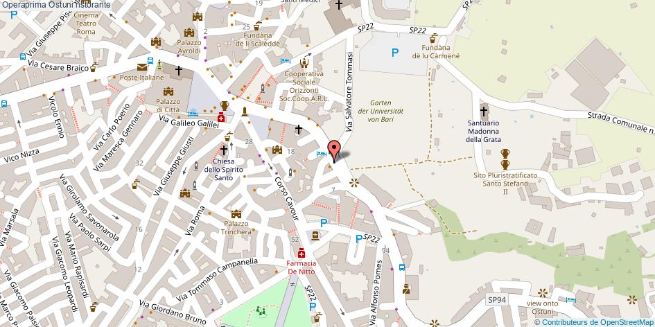 Mappa Operaprima ristorante Ostuni